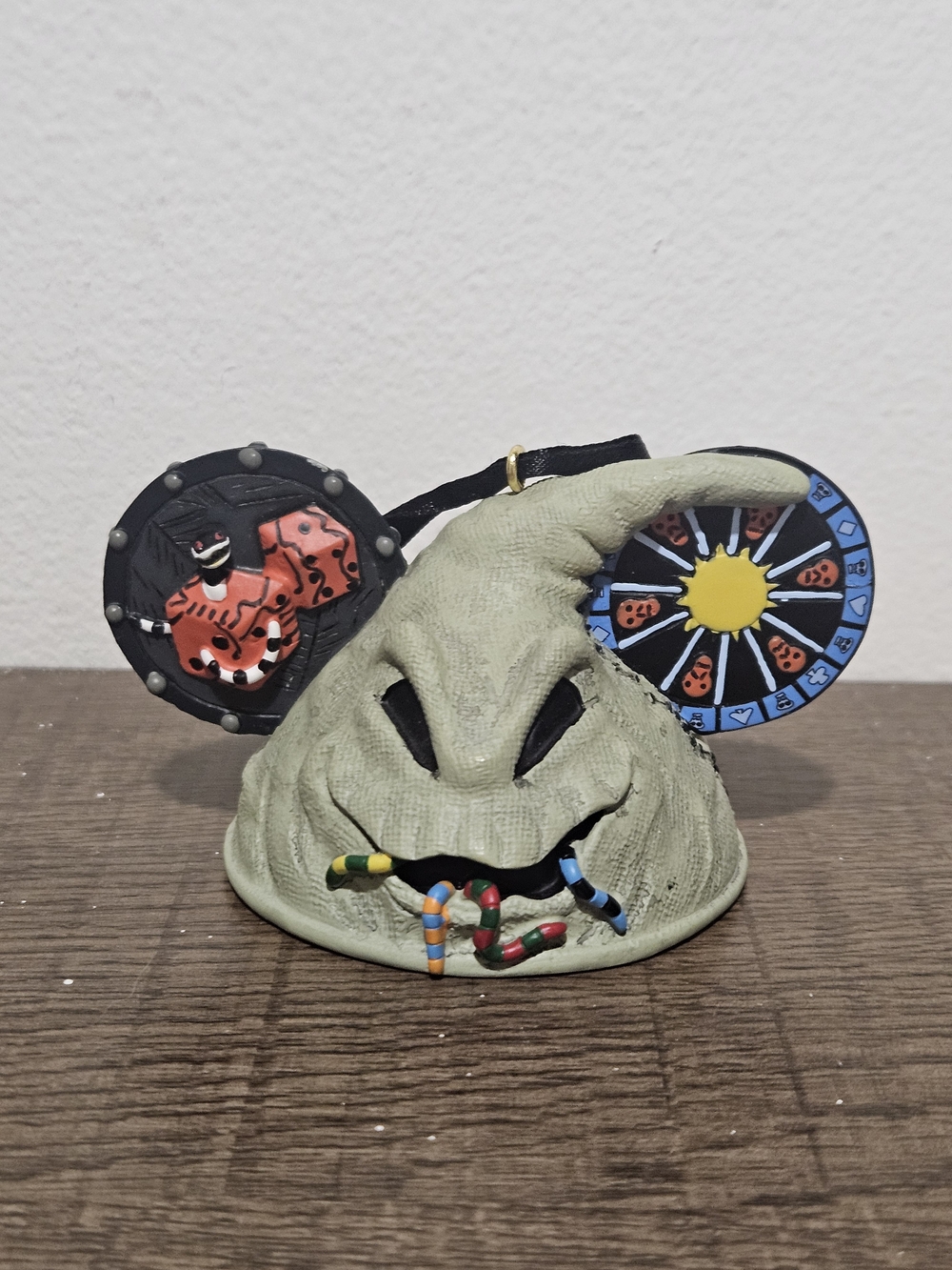Disney Oogie Boogie Ornament with Authentic Parks Logo
